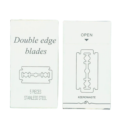 Dubbelzijdige Scheermesjes rvs - 5 stuks | Wondr Care - de inKijk