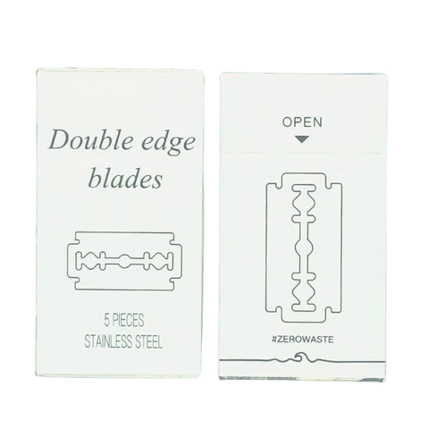 Dubbelzijdige Scheermesjes rvs - 5 stuks | Wondr Care - de inKijk