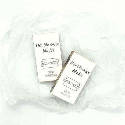 Dubbelzijdige Scheermesjes rvs - 5 stuks | Wondr Care - de inKijk
