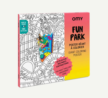 Fun Park - Giant coloring poster | Omy