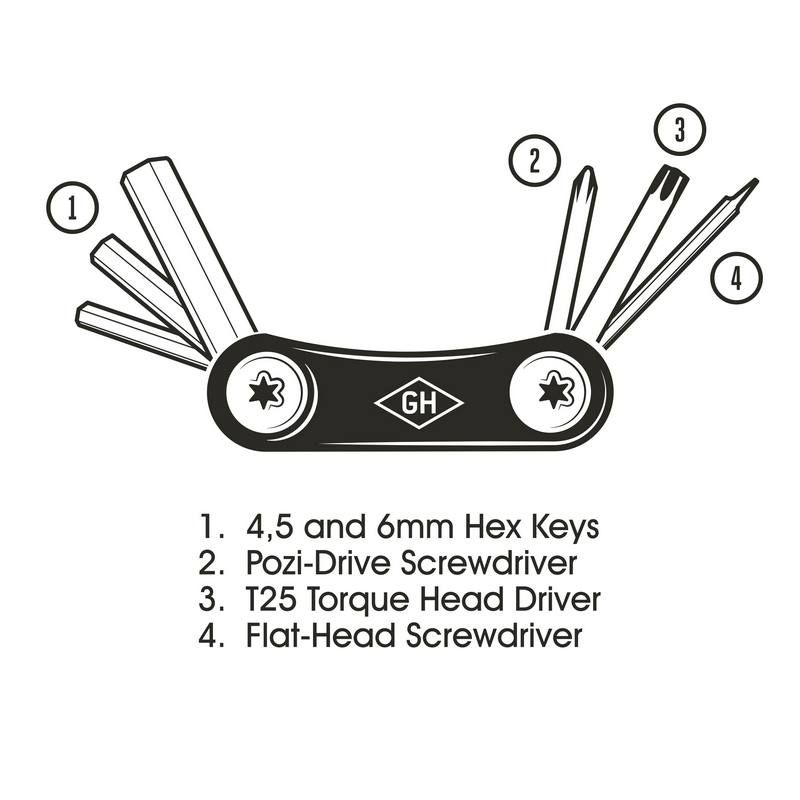 Pocket Bicycle Multi-Tool | Gentlemen's hardware - de inKijk