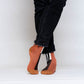 Sokken - half stripes - chocolate | Nice Nice Nice - de inKijk