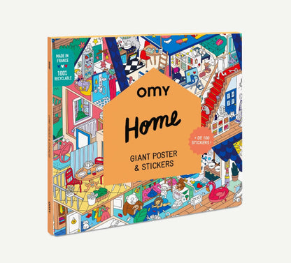 Home - Sticker Poster | Omy - de inKijk