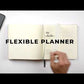 FLEX - Notitieboek met organizer (gelijnd) - 3 kleuren | Beblau