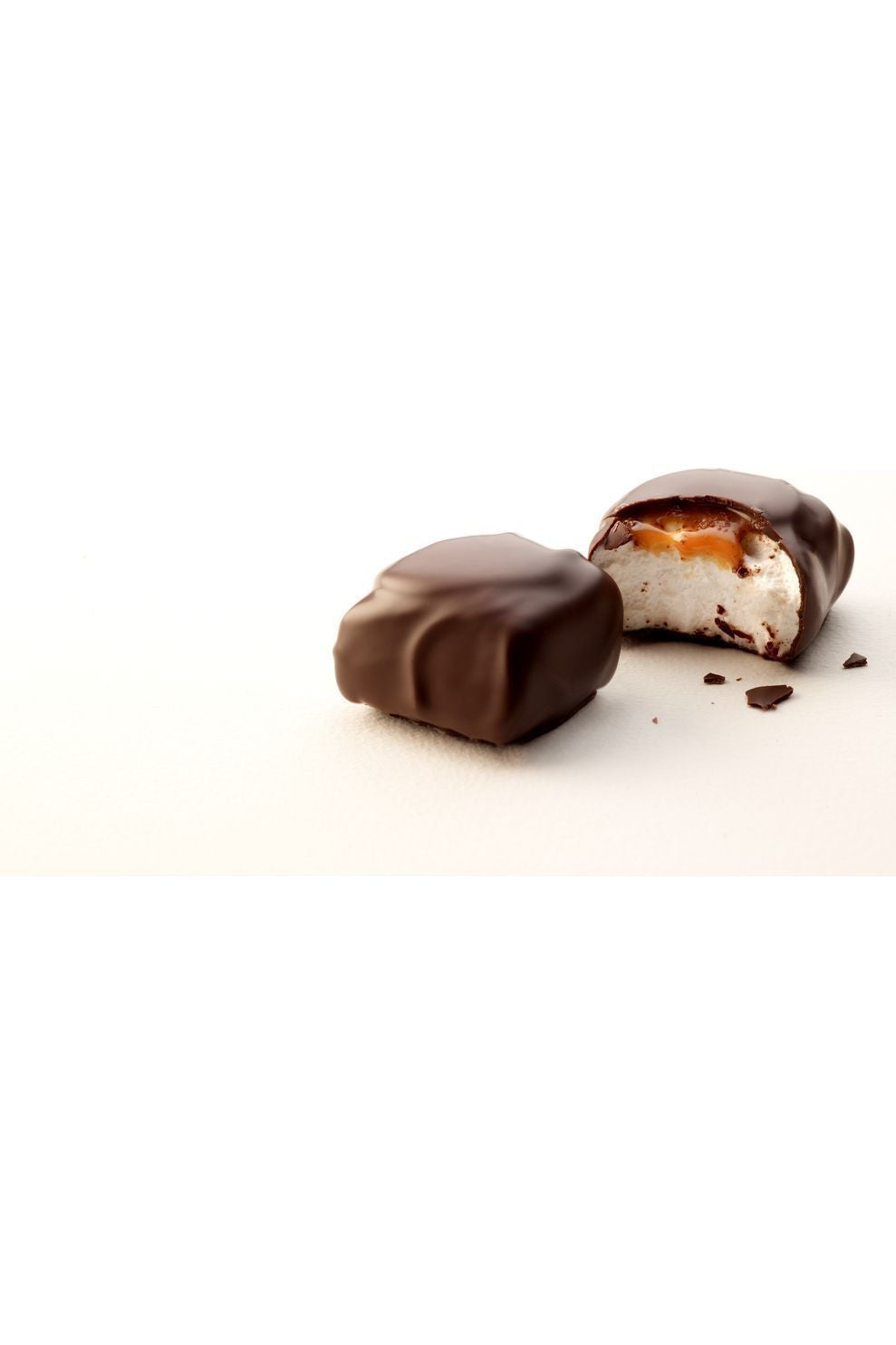 Dark chocolate & sea salt caramel marshmallows | Barú - de inKijk