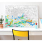 Jungle - Giant coloring poster | Omy