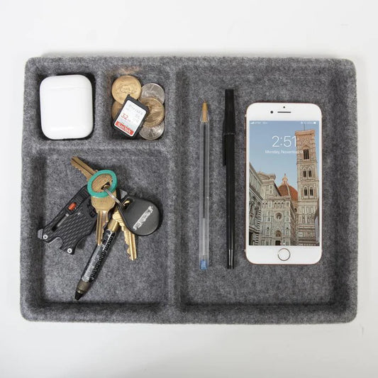 Felt catch-all tray | Kikkerland - de inKijk