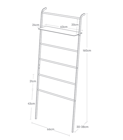 Ladder met legplank | Yamazaki - de inKijk
