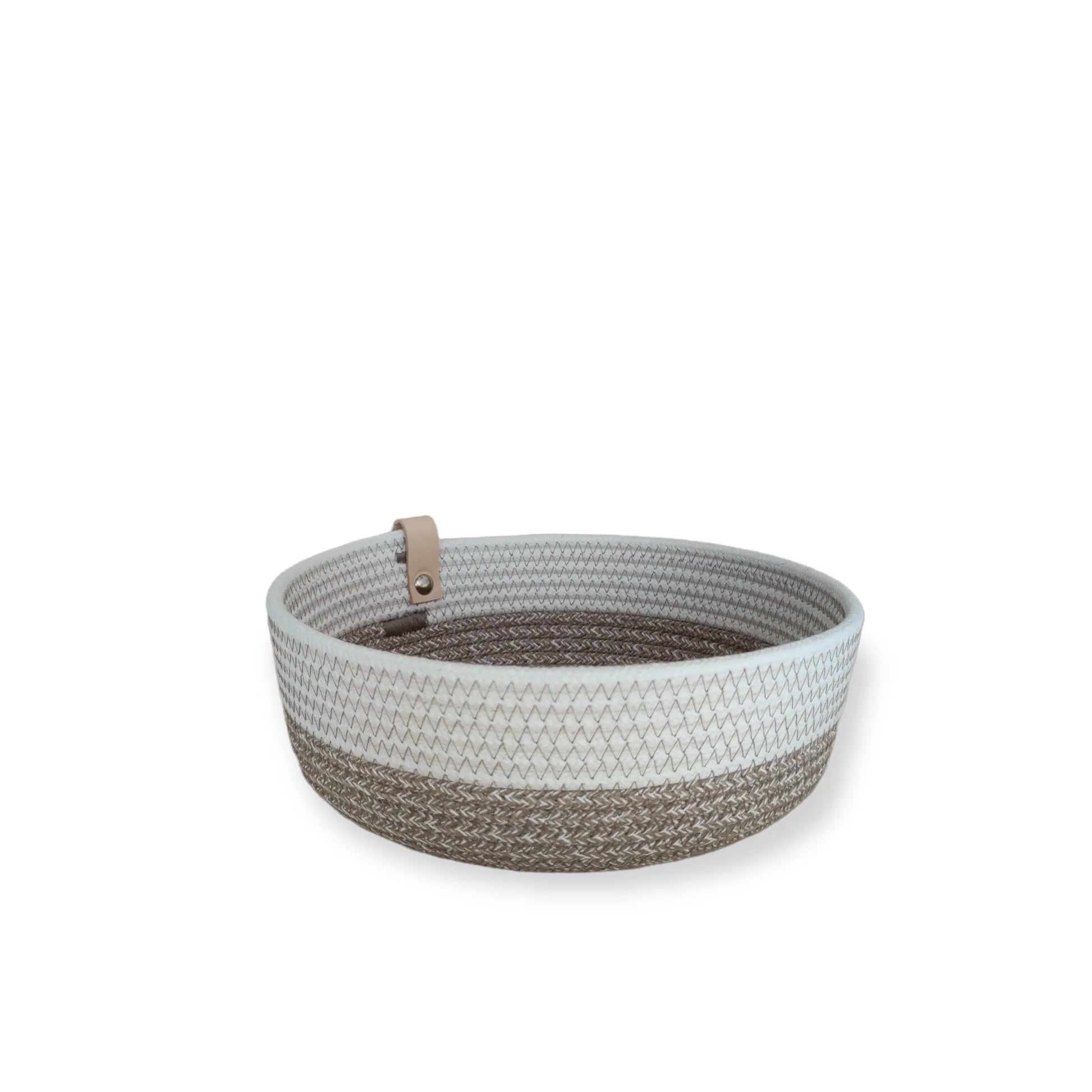 Bowl Boho Melé & White - low - S/M/L | Koba Handmade - de inKijk
