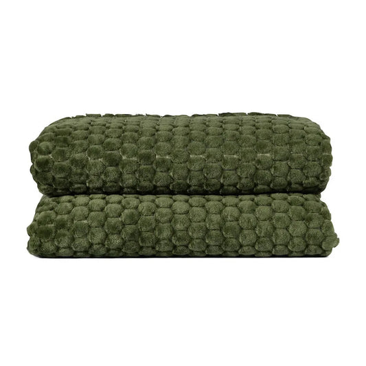 Maja fleece plaid - groen | Sagaform