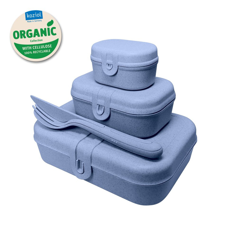 Pascal ready lunchbox + bestek | Koziol - de inKijk