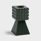 Kaarsenhouder stack green | &Klevering