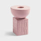 Kaarsenhouder stack pink | &Klevering
