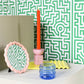 Kaarsenhouder stack pink | &Klevering