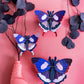 Swallowtail butterflies -  set v.3 - muurdecoratie | Studio Roof