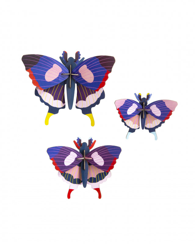Swallowtail butterflies -  set v.3 - muurdecoratie | Studio Roof