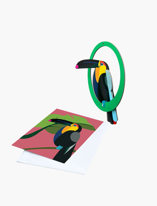 Swinging Toucan, pop-out card | Studio Roof