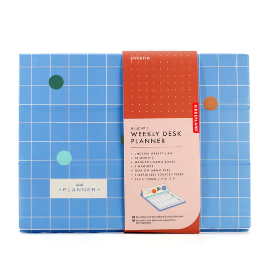 Weekly desk planner | Kikkerland - de inKijk